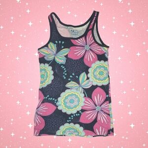 Vintage Old Navy Floral Tank Top vtg XxSmall